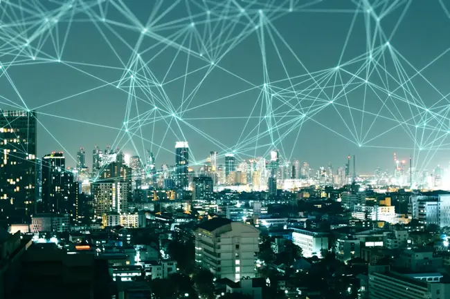 Night City Skyline Background With Polygonal Conne 2026 03 26 05 00 46 Utc (1)
