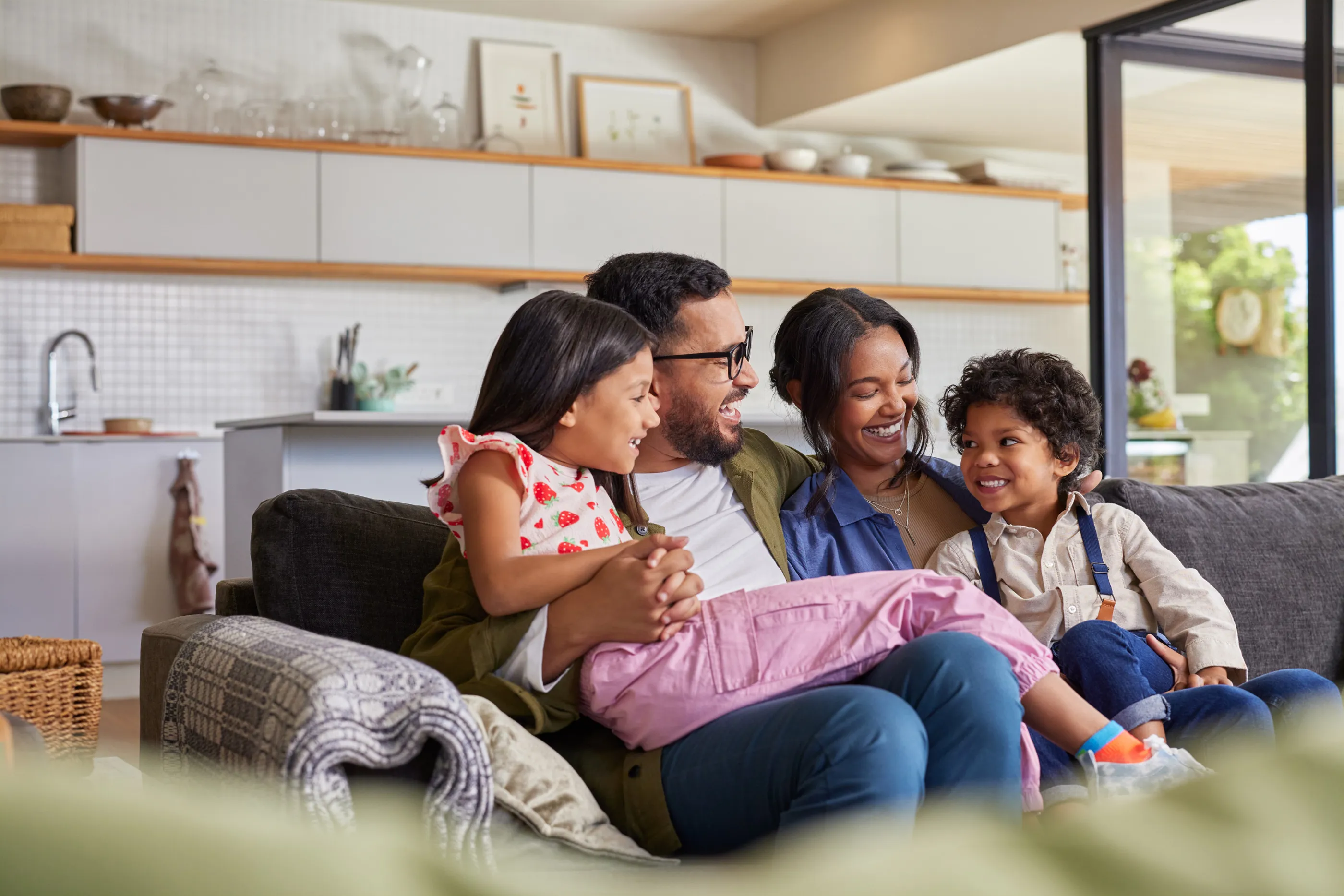 Happy Family Relaxing Together On The Sofa 2026 01 07 06 22 37 Utc
